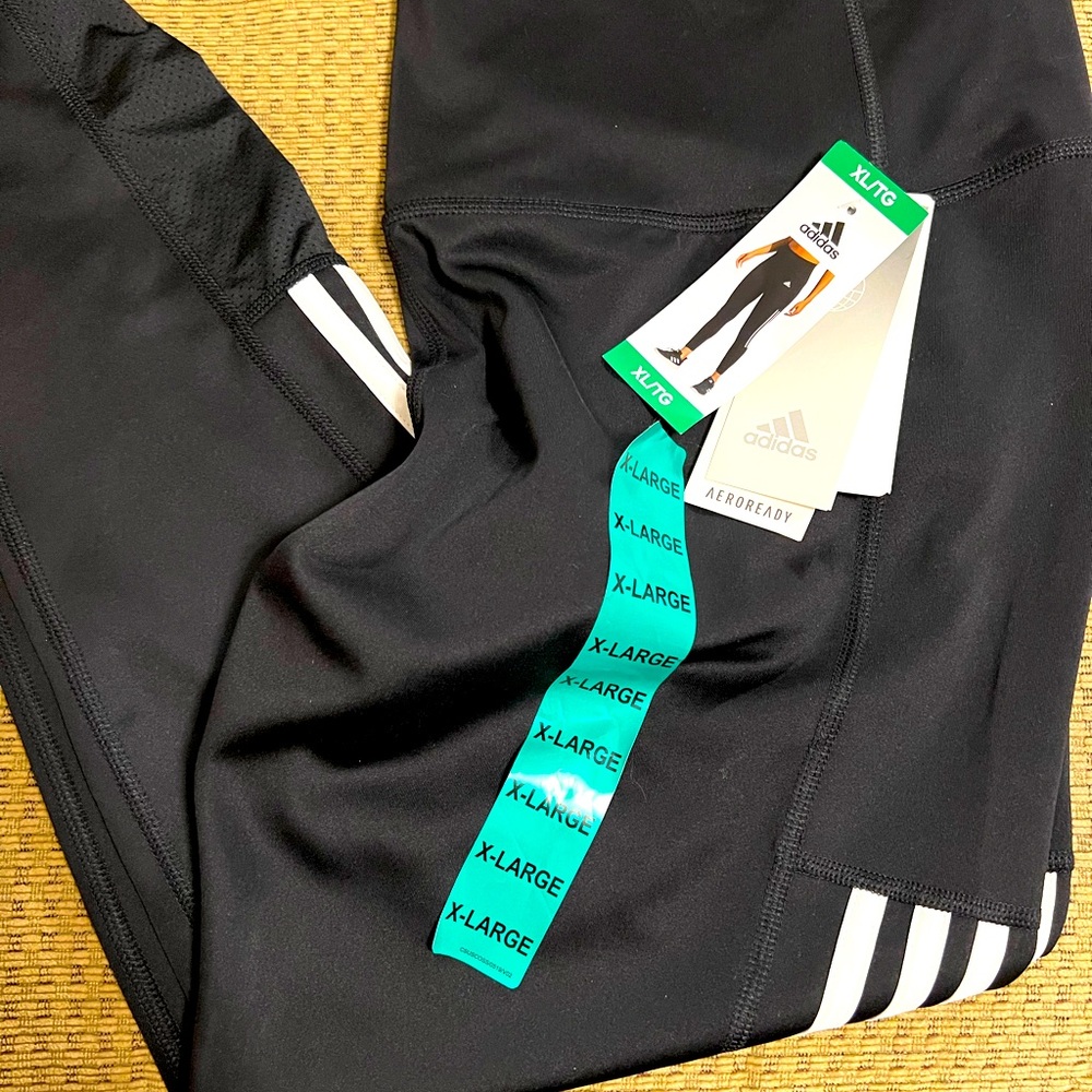 NWT! Adidas aeroready athletic legging. Size XL